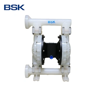 1 1/2 inch big flow polypropylene plastic 0.83Mpa outlet pressure air operated double diaphragm air pump