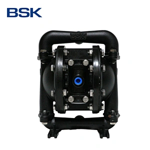 Small cast steel corrosion resistance rubber membrane pneumatic double diaphragm pump
