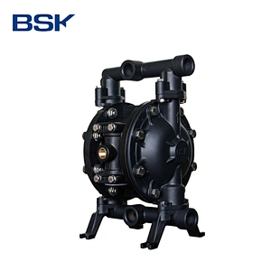 Custom polyprophlene seat material npt port 45.3lpm low flow rate liquid airpowered diaphragm pumps