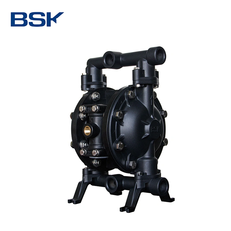 Custom polyprophlene seat material npt port 45.3lpm low flow rate liquid airpowered diaphragm pumps