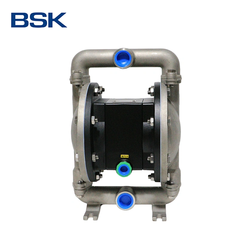 Custom double diaphragm transfer pneumatic pump pumping animal blood for refining