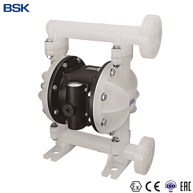 No diaphragm vacuum pump but diaphragm pump using compressed air