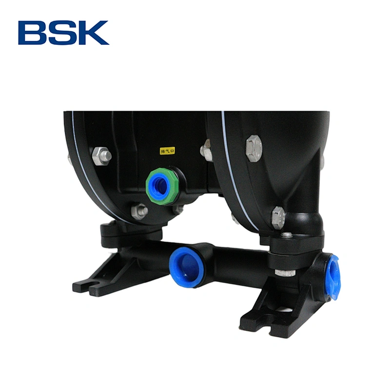 High pressure 6.7m dry suction 1 inch diaphragm anti-corrosion air motor BSP thread alu alloy pneumatic membrane pump