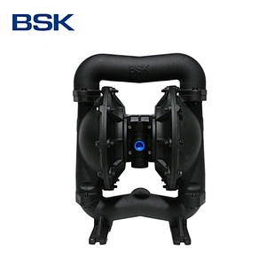2 Inch cast iron BSP thread 0.83 mpa pneumatic operate diaphragm pump with ptfe membrane