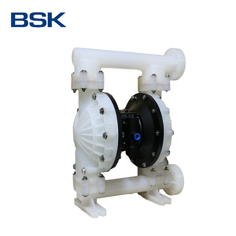 1 1/2 inch big flow polypropylene plastic 0.83Mpa outlet pressure air operated double diaphragm air pump