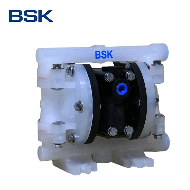 Mini size polypropylene aodd pump air operated double ptfe diaphragm pumps for chemical applications
