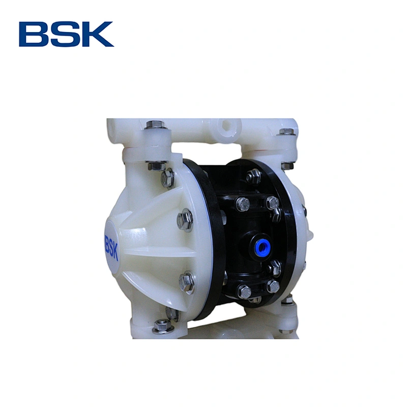 Air driven liquid transmission pumping pneumatic compressed air membrane pump
