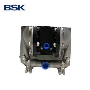 6.9Bar air pressure 1 inch plastic chemical acid liquid pneumatic double diaphragm pump
