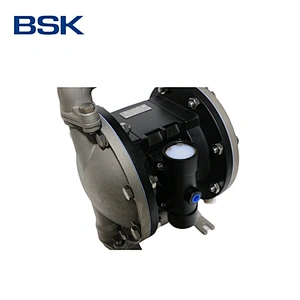 one inch cast steel pipe sewage and seawater pumping no electric air driven operated diapgragm pump