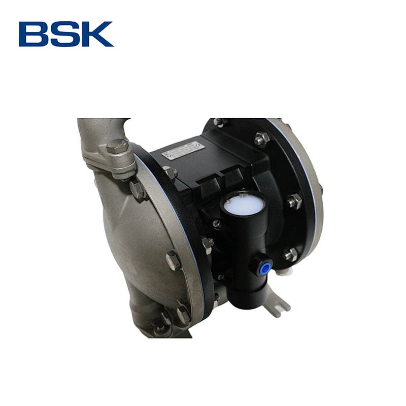 one inch cast steel pipe sewage and seawater pumping no electric air driven operated diapgragm pump