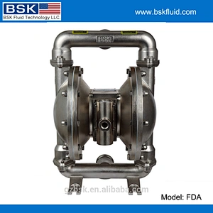 stainless steel FDA standard air double pneumatic diaphragm pump