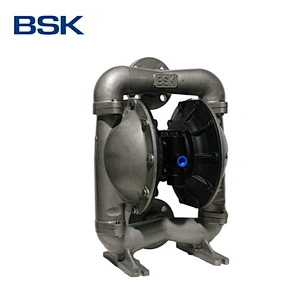 Sewage treatment 2 inch stainless steel pneumatic air operated diaphragm pump