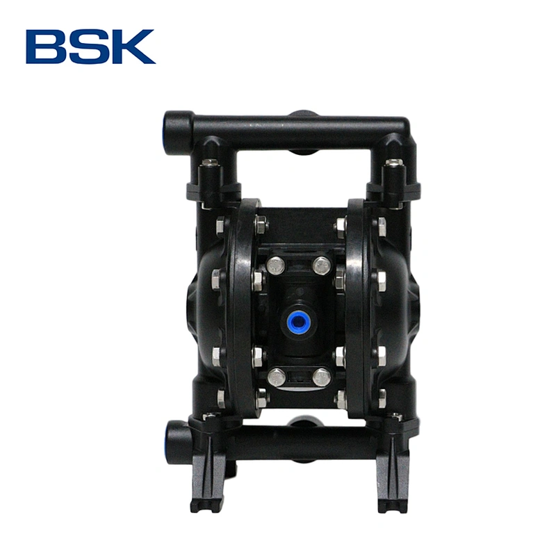 Polypropylene seat material 1/2 inch mini pneumatic diaphragm water pump with O-ring material