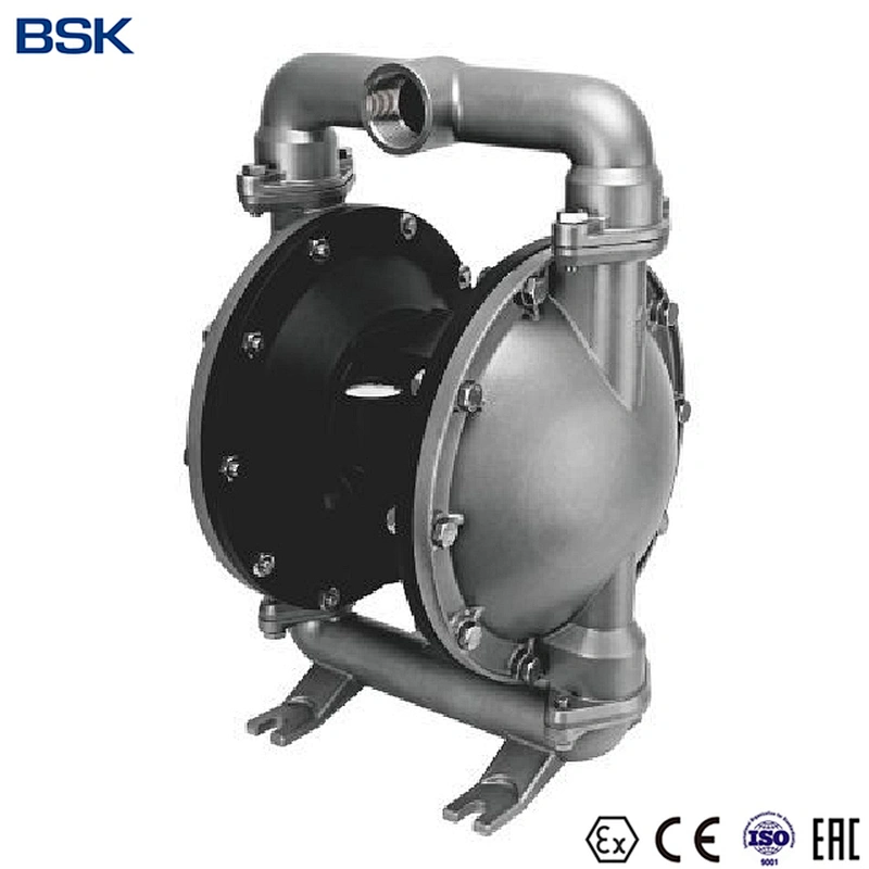 #316 stainless steel air diaphragm pump ptfe anti-corrosion for chemical liquid