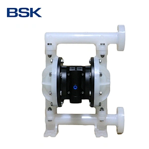 BSK 1 inch plastic chemical acid mini air driven liquid pneumatic double diaphragm pump