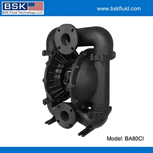 three inch cast iron air driven pneumatic membrane pump from BSK