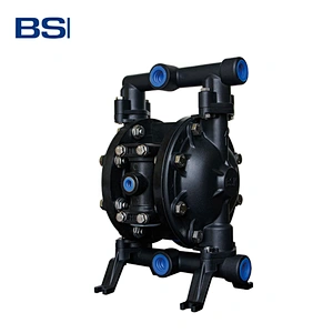 Aluminum alloy small half inch pumps 45.3lpm flow rate air operated double ptfe diaphragm pump