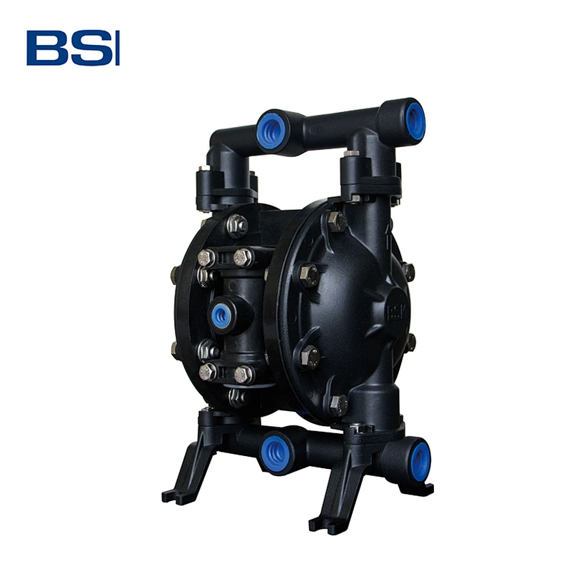 Aluminum alloy small half inch pumps 45.3lpm flow rate air operated double ptfe diaphragm pump