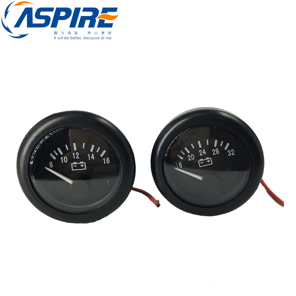 32V voltmeter gauge