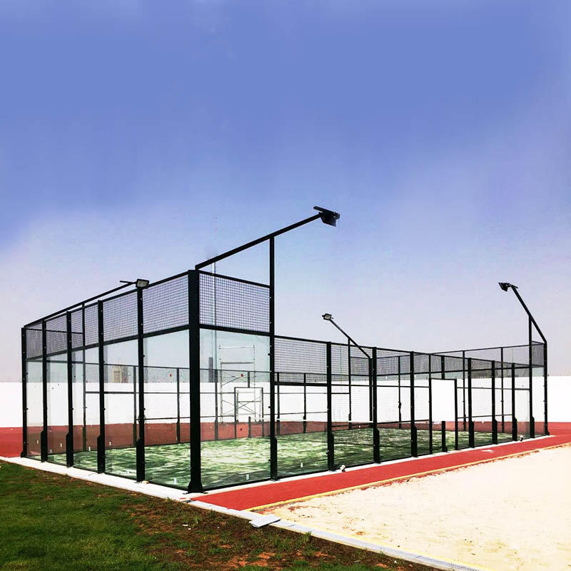 Vidrio laminado templado de 13,52 mm para pista de pádel