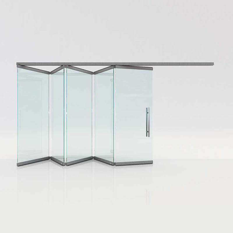 SZG 10mm tempered bi fold glass door
