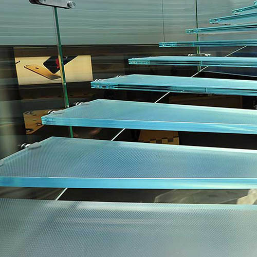 frosted laminated glass for stair treads-szgbuilding