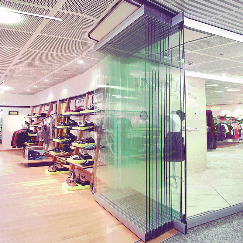 SZG 10mm tempered bi fold glass door
