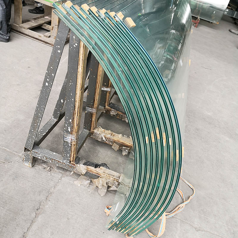 curved laminated glass for stair railing-szgbuilding