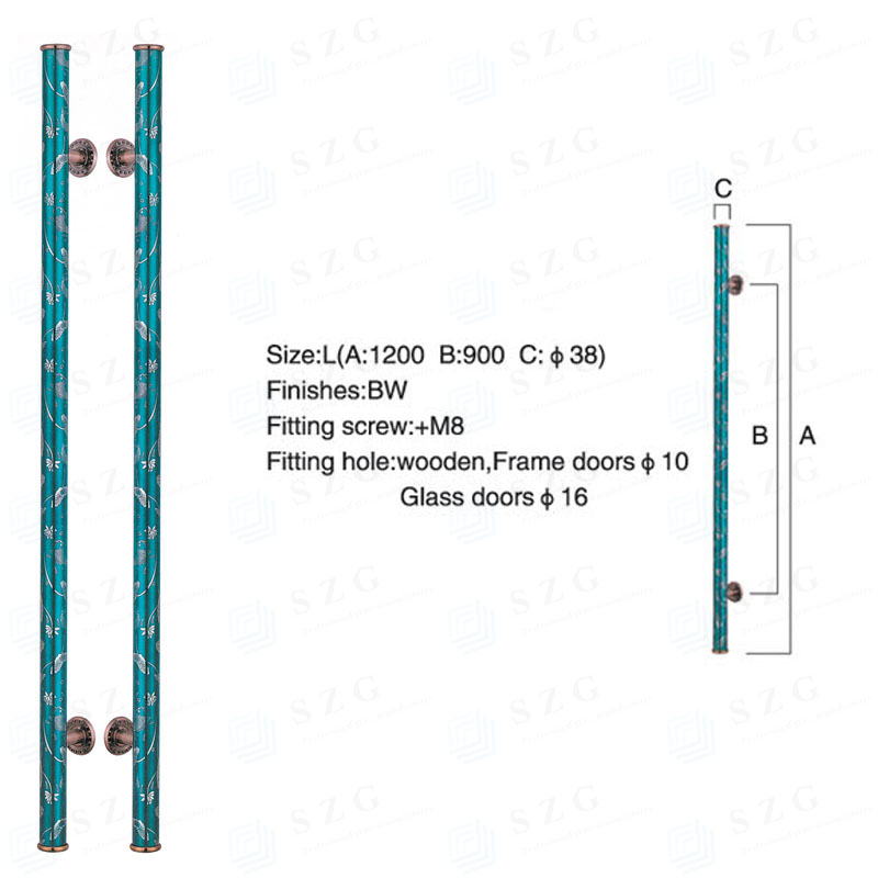 brass door handles-szgbuilding