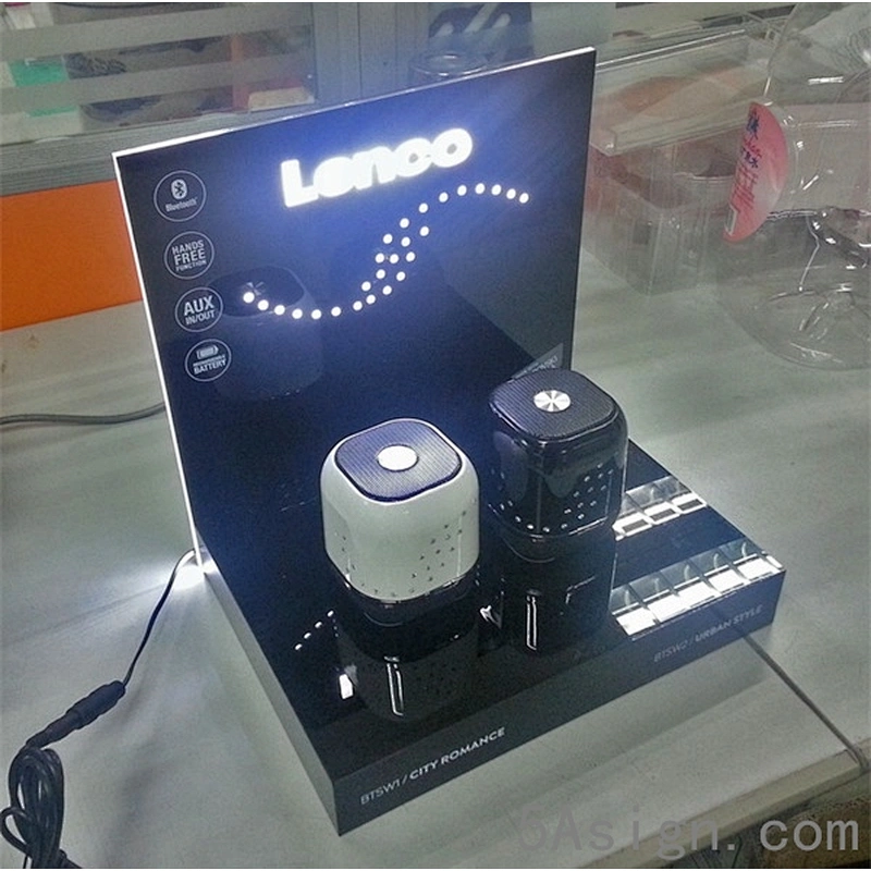 Crystal animated led display rack | 5Asign.com