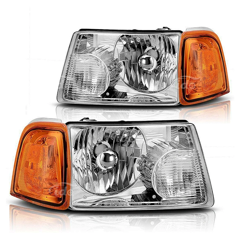 6L5Z13008BA 6L5Z13008AA Auto Car Left Rigth Pair LED Head Lamp Headlights for Ford Ranger 2001 - 2011