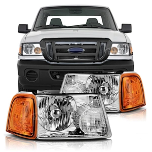6L5Z13008BA 6L5Z13008AA Auto Car Left Rigth Pair LED Head Lamp Headlights for Ford Ranger 2001 - 2011