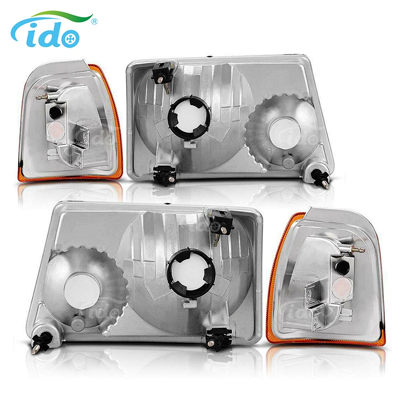 6L5Z13008BA 6L5Z13008AA Auto Car Left Rigth Pair LED Head Lamp Headlights for Ford Ranger 2001 - 2011