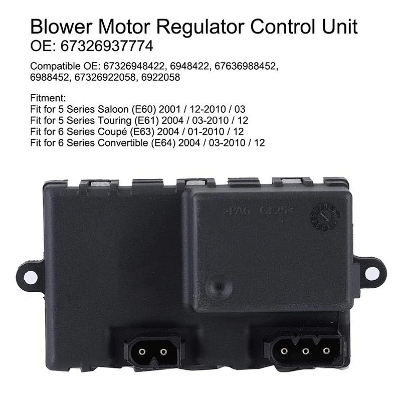 China Wholesale  Auto Parts Heater Blower Motor Resistor 67326948422 67326932438 for BMW 5 (E60) 6 (E63)