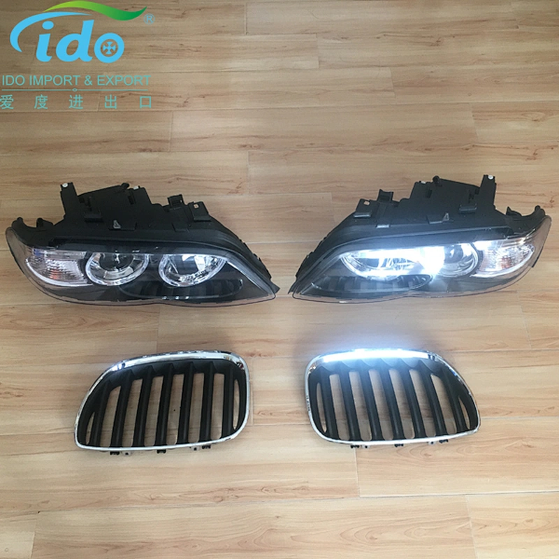 Auto Body Parts Head Light and Grill for BMW X5 E53  63126918972 51137124815
