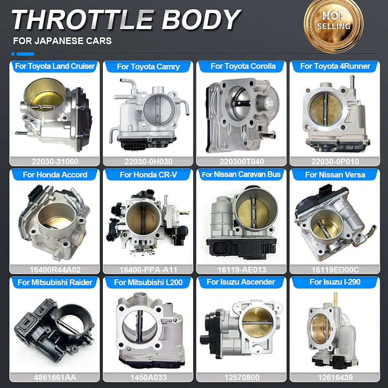 Auto Parts Electronic Throttle Body Assembly for Honda Accord Toyota Land Cruiser Nissan Mitsubishi Mazda 6 Suzuki Japan Car