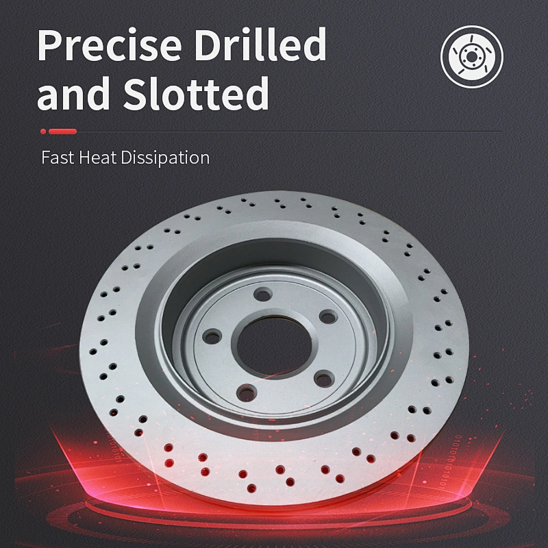 357615301A Vented Auto Brake Disc Rotor for VW GOLF III (1H1) 91-98