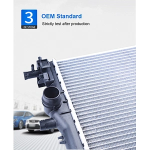 95510614201 High Quality Auto Cooling System Aluminium Radiator for Audi Q7 4LB 2006-2015