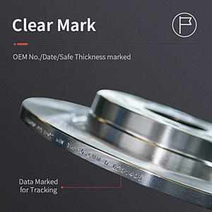 7H0615601B Vented Racing Auto Brake Disc Rotor for VW Transporter V Box (7HA, 7HH, 7EA, 7EH) 03-15