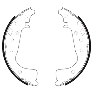 K9973 FN9973 5320068H10 Auto Parts Rear Axle Brake Shoe for Suzuki Every Mazda Scrum Japanese Truck