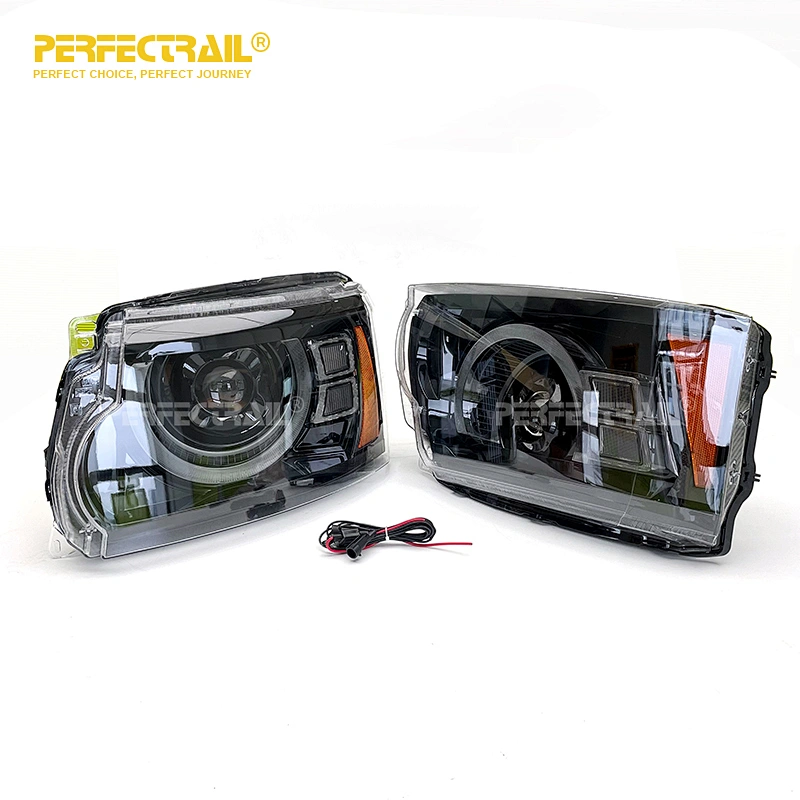 PERFECTRAIL Auto Parts Facelift Head Lamp Headlight for Land Rover Discovery 4 Upgrade Defender Style