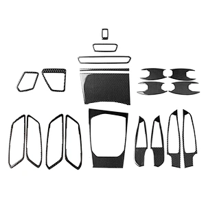 Car Interior Carbon Fiber Frame Sticker Cover Trim for BMW 3 G20