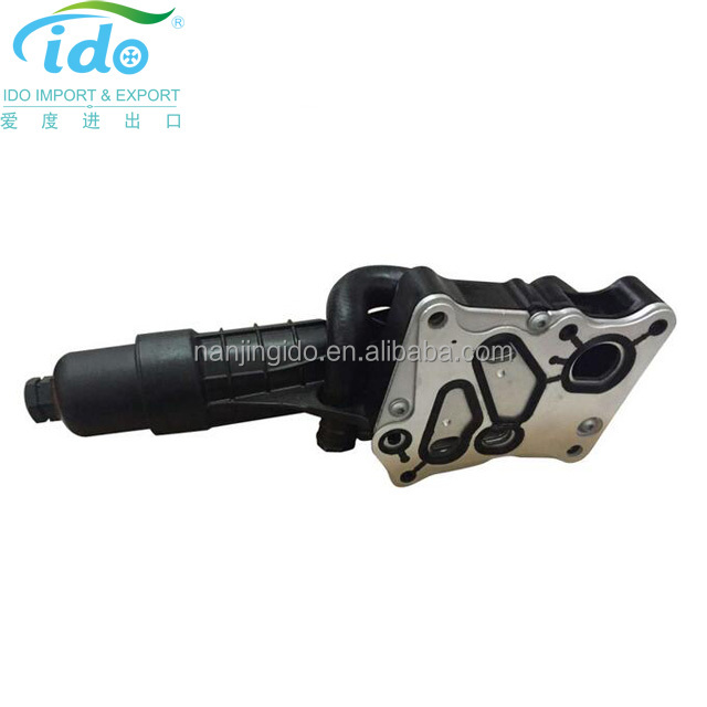 Auto Oil Filter Housing Oil Cooler Assembly 2711801410 for Mercedes Benz 12-15