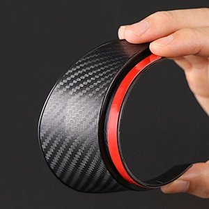 Universal Carbon Fiber Car Rearview Side Mirror Rain Visor Smoke Guard Rain Eyebrow Cover for Cars Truck SUV
