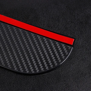 Universal Carbon Fiber Car Rearview Side Mirror Rain Visor Smoke Guard Rain Eyebrow Cover for Cars Truck SUV