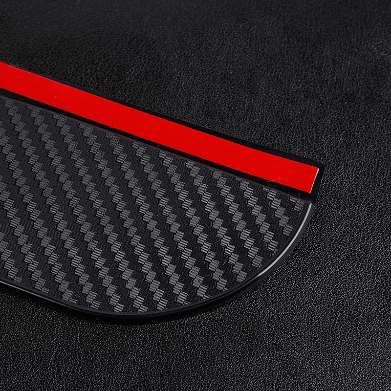 Universal Carbon Fiber Car Rearview Side Mirror Rain Visor Smoke Guard Rain Eyebrow Cover for Cars Truck SUV