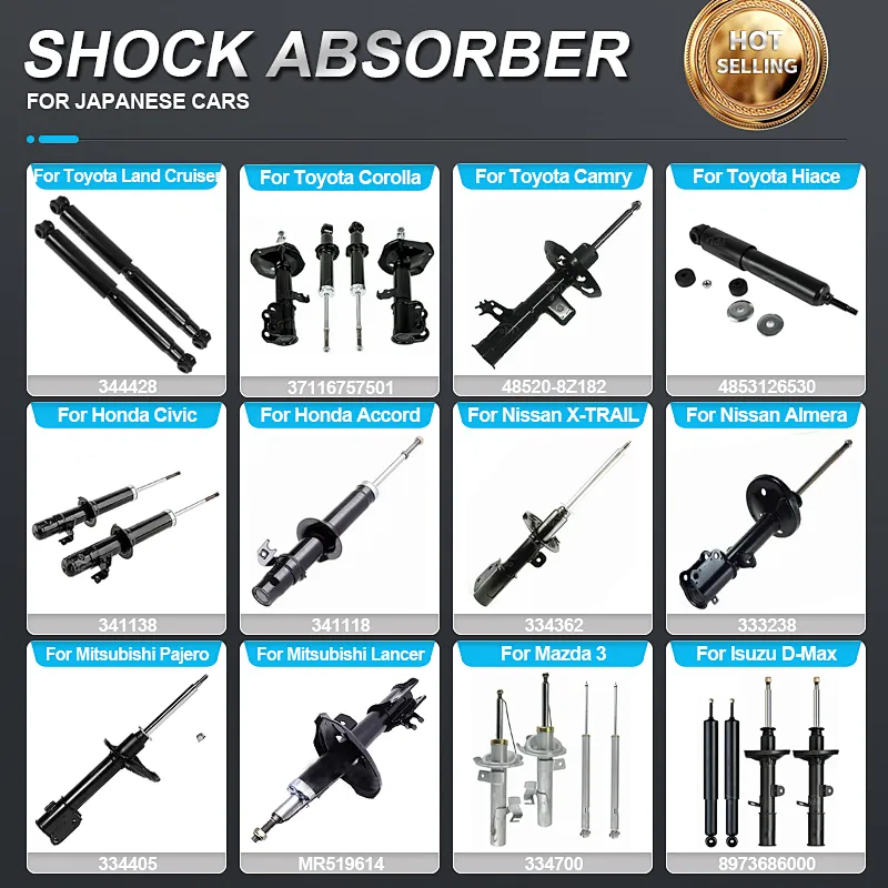 8973722870 34420 Front Shock Absorbers Struts Shockers for Isuzu D-max 8DH
