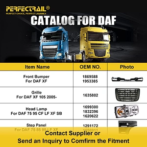 PERFECTRAIL Heavy Duty Truck Spare Parts for DAF Trucks XF 105 106 45 55 65 75 85 95 CF LF SB TB DB PX4 PX5 PX7