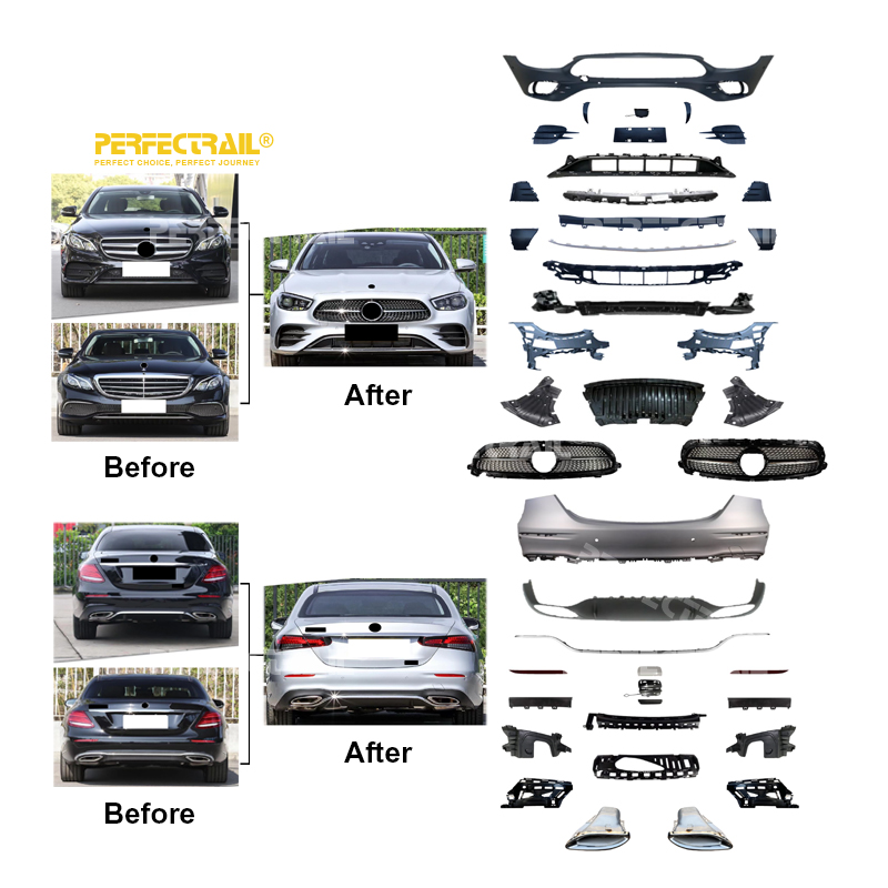 PERFECTRAIL Wholesale Auto Parts Old to New Conversion Body Kit for Mercedes Benz E Class W213 2016 Upgrade to W213 Sport 2021