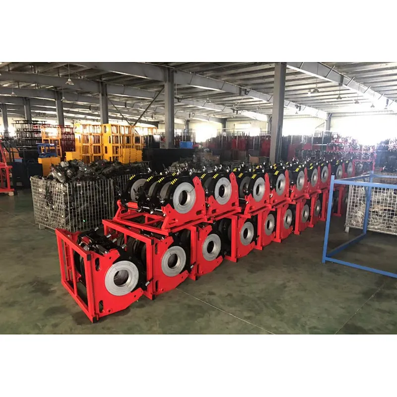 HDPE plastic pipe hydraulic butt fusion welding machine